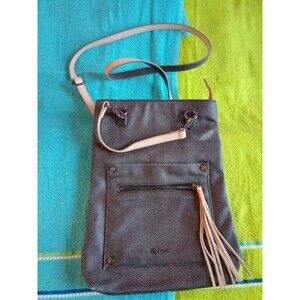 Sherpani Rebel Women O/S Canvas Sturdy Crossbody Top Handle Bag Purse Dark Gray